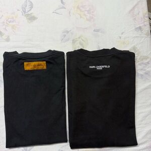 Louis Vuitton Black Short Sleeve Tee with Subtle Logo Patch